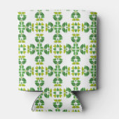 Blattmuster, Muster von Blätter, grüne Blätter Dosenkühler (Rückseite)