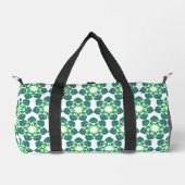 Blattmuster, Muster von Blätter, grüne Blätter Duffle Bag (Vorderseite)