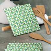 Blattmuster, Muster von Blätter, grüne Blätter Fliese