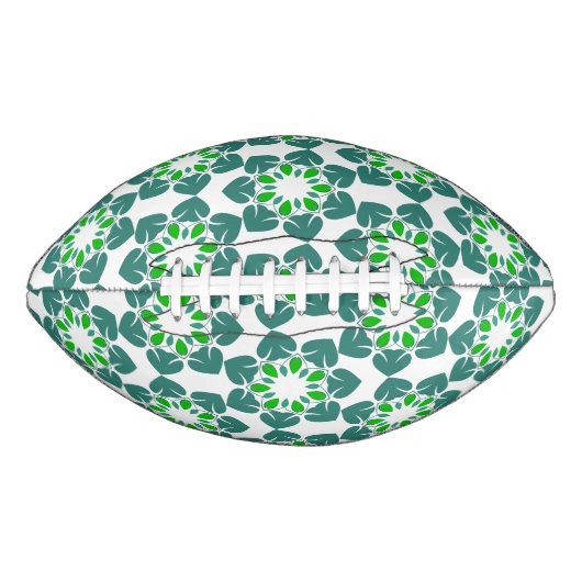 Blattmuster, Muster von Blätter, grüne Blätter Football (Vorderseite)