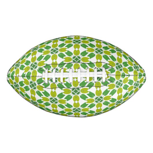 Blattmuster, Muster von Blätter, grüne Blätter Football (Vorderseite)