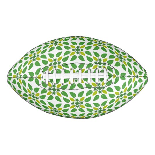 Blattmuster, Muster von Blätter, grüne Blätter Football (Vorderseite)