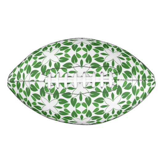 Blattmuster, Muster von Blätter, grüne Blätter Football (Vorderseite)