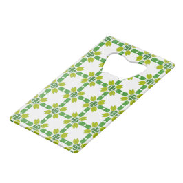 Blattmuster, Muster von Blätter, grüne Blätter Geldbeutel Flaschenöffner