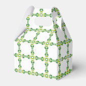 Blattmuster, Muster von Blätter, grüne Blätter Geschenkschachtel (Vorderseite)