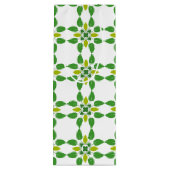 Blattmuster, Muster von Blätter, grüne Blätter Geschenktüte Für Weinflaschen (Rückseite)