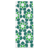 Blattmuster, Muster von Blätter, grüne Blätter Geschenktüte Für Weinflaschen (Vorderseite)