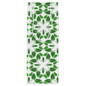 Blattmuster, Muster von Blätter, grüne Blätter Geschenktüte Für Weinflaschen (Rückseite)