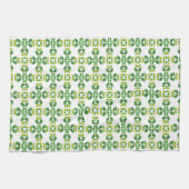 Blattmuster, Muster von Blätter, grüne Blätter Geschirrtuch (Horizontal)
