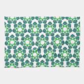 Blattmuster, Muster von Blätter, grüne Blätter Geschirrtuch (Horizontal)