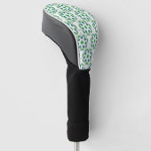 Blattmuster, Muster von Blätter, grüne Blätter Golf Headcover (angewinkelt)