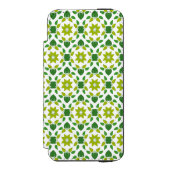 Blattmuster, Muster von Blätter, grüne Blätter Incipio iPhone Geldbeutel-Hülle (Folio Vorderseite)