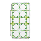 Blattmuster, Muster von Blätter, grüne Blätter Incipio iPhone Geldbeutel-Hülle (Folio Vorderseite)