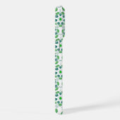 Blattmuster, Muster von Blätter, grüne Blätter iPhone Hülle (Rechte Seite)