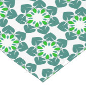 Blattmuster, Muster von Blätter, grüne Blätter Kurzer Tischläufer (Ecke)