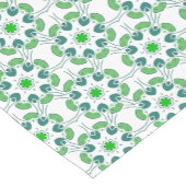 Blattmuster, Muster von Blätter, grüne Blätter Kurzer Tischläufer (Ecke)
