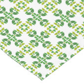 Blattmuster, Muster von Blätter, grüne Blätter Kurzer Tischläufer (Ecke)