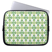 Blattmuster, Muster von Blätter, grüne Blätter Laptopschutzhülle (Vorderseite)