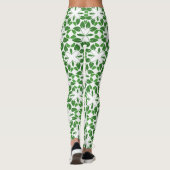 Blattmuster, Muster von Blätter, grüne Blätter Leggings (Rückseite)