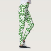 Blattmuster, Muster von Blätter, grüne Blätter Leggings (Rechts)