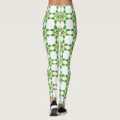 Blattmuster, Muster von Blätter, grüne Blätter Leggings (Rückseite)