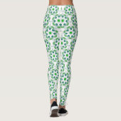 Blattmuster, Muster von Blätter, grüne Blätter Leggings (Rückseite)