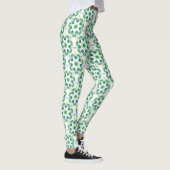 Blattmuster, Muster von Blätter, grüne Blätter Leggings (Rechts)