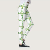 Blattmuster, Muster von Blätter, grüne Blätter Leggings (Rechts)