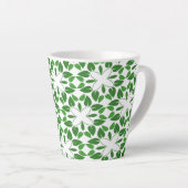 Blattmuster, Muster von Blätter, grüne Blätter Milchtasse (Rechte Ecke)