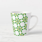Blattmuster, Muster von Blätter, grüne Blätter Milchtasse (Rechts)