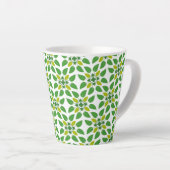 Blattmuster, Muster von Blätter, grüne Blätter Milchtasse (Rechte Ecke)