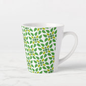 Blattmuster, Muster von Blätter, grüne Blätter Milchtasse (Rechts)