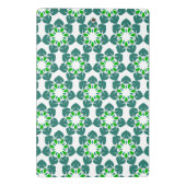 Blattmuster, Muster von Blätter, grüne Blätter Mini Klemmbrett (Rückseite)