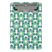 Blattmuster, Muster von Blätter, grüne Blätter Mini Klemmbrett (Vorderseite)