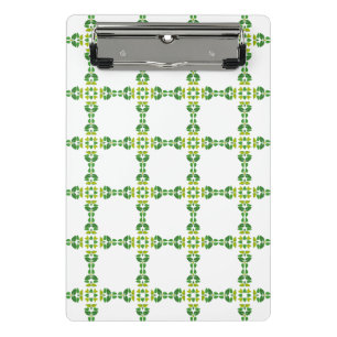 Blattmuster, Muster von Blätter, grüne Blätter Mini Klemmbrett