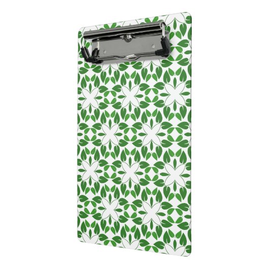 Blattmuster, Muster von Blätter, grüne Blätter Mini Klemmbrett (Gewinkelt2)