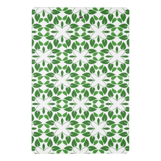 Blattmuster, Muster von Blätter, grüne Blätter Mini Klemmbrett (Rückseite)