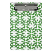 Blattmuster, Muster von Blätter, grüne Blätter Mini Klemmbrett (Vorderseite)