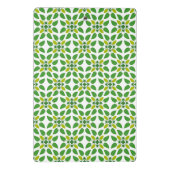 Blattmuster, Muster von Blätter, grüne Blätter Mini Klemmbrett (Rückseite)