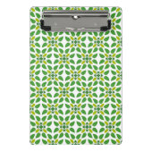 Blattmuster, Muster von Blätter, grüne Blätter Mini Klemmbrett (Vorderseite)