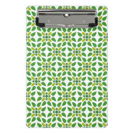 Blattmuster, Muster von Blätter, grüne Blätter Mini Klemmbrett