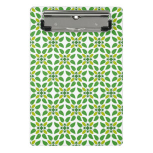 Blattmuster, Muster von Blätter, grüne Blätter Mini Klemmbrett