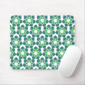 Blattmuster, Muster von Blätter, grüne Blätter Mousepad (Mit Mouse)