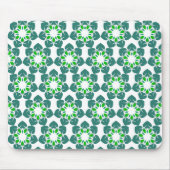 Blattmuster, Muster von Blätter, grüne Blätter Mousepad (Vorne)