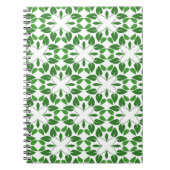 Blattmuster, Muster von Blätter, grüne Blätter Notizblock (Vorderseite)