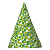 Blattmuster, Muster von Blätter, grüne Blätter Partyhütchen (Rechts)
