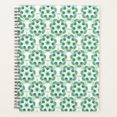 Blattmuster, Muster von Blätter, grüne Blätter Planer (Vorderseite)