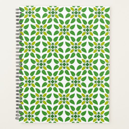 Blattmuster, Muster von Blätter, grüne Blätter Planer (Vorderseite)