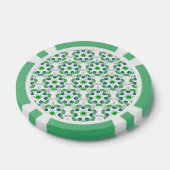 Blattmuster, Muster von Blätter, grüne Blätter Pokerchips (Einzeln)