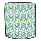 Blattmuster, Muster von Blätter, grüne Blätter Rucksack (Abnehmbare Front)